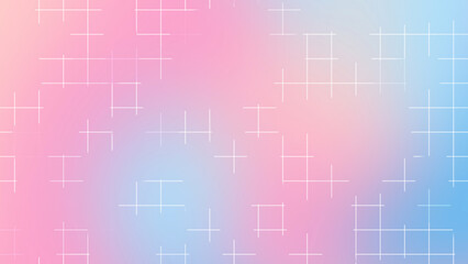 Soft Pastel Pink Blue Grid Lines Abstract Gradient Background Design