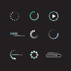 Loading symbols and bars