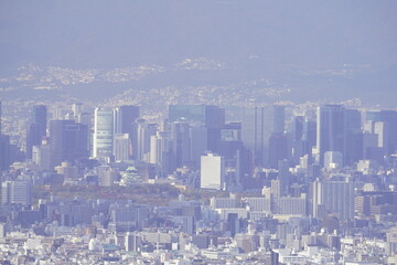 生駒山から見た大阪平野