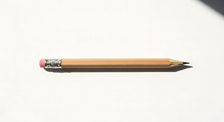 Sharpen your focus with this simple pencil still life, perfect for highlighting precision, education, and the beauty of minimalist design in your projects