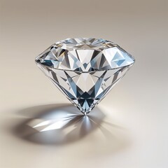 Shimmering Multi-Faceted Diamond