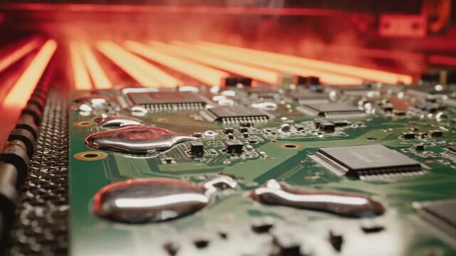 Reflow Soldering Process - Circuit Board Manufacturing and Assembly.