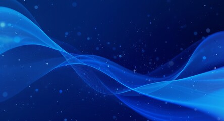 abstract blue background with waves