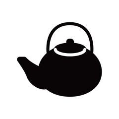 鉄瓶・茶道具のシルエットアイコン