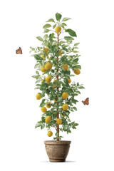 Lemon houseplant