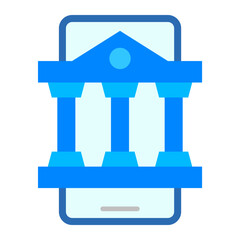 Mobile bank Icon