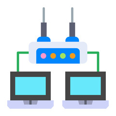 Obraz premium Internet connectivity Icon