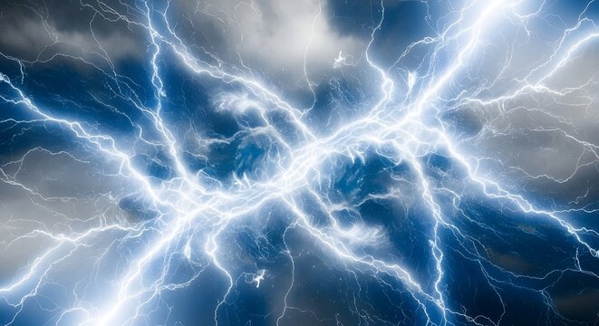 lightning fire energy effect abstract illustration vector digital design background wallpaper banner	