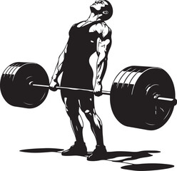 Gym Workout Silhouettes Bundle 