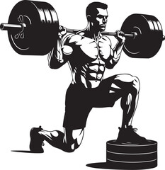 Gym Workout Silhouettes Bundle 