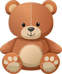 Fototapeta premium teddy bear with a bow