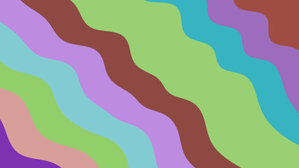 Earthy Tone Wavy Lines - A Harmonious & Natural Background for Warm and Inviting Projects