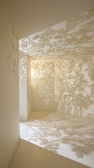 Elegant Interior Design With Light And Shadow