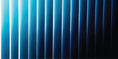 Abstract blue lines background vertical stripes with light and shadow modern design for wallpaper and presentation