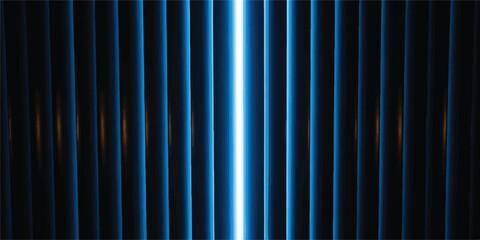 Abstract blue light streaks background vertical lines with glowing effect perfect for technology or futuristic concepts