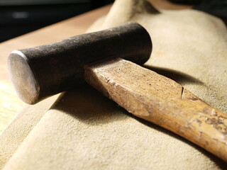 日本の大工道具、かなづち