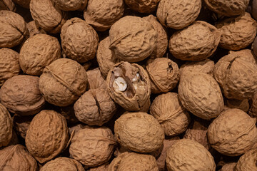 walnuts in a basket