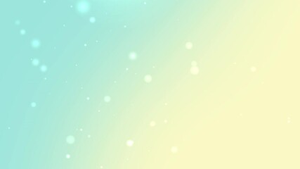Aqua yellow pastel gradient with floating sparkle particles and gentle bokeh glow ideal for celebration artwork soft event themes and elegant digital background