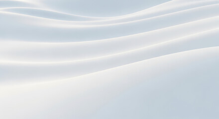 Minimal Snow Hills Soft Winter Landscape