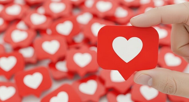 Boost your engagement with these adorable red heart like notifications