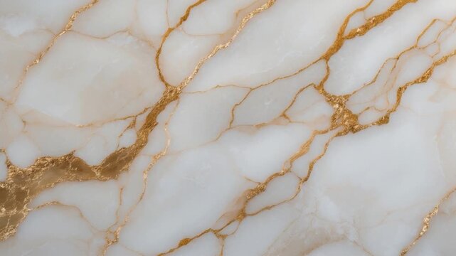 Elegant white marble surface with gold veining showcasing luxurious texture and intricate patterns illuminated by soft natural light featuring a close-up perspective emphasizing the unique design and