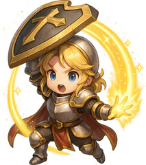Holy Shield Chibi Paladin
