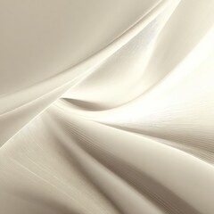 Obraz premium Abstract Beige Flowing Fabric Design