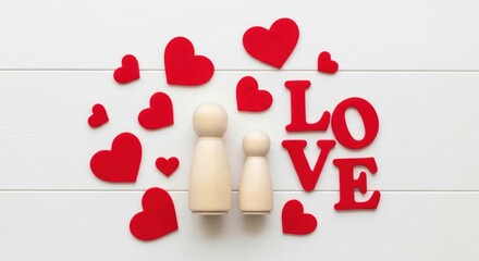 Celebrate love with this delightful display of affection and togetherness