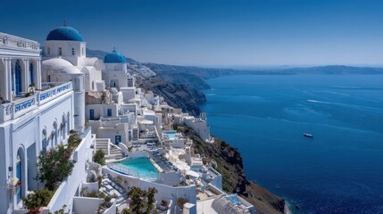 Santorini island, Greece.