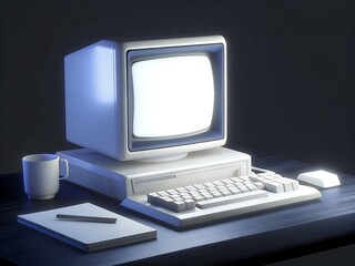 Old tv computer, computer