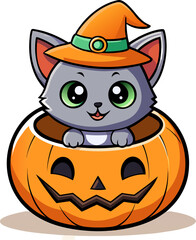 halloween pumpkin head