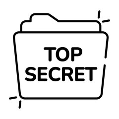 Premium download icon of secret folder record 