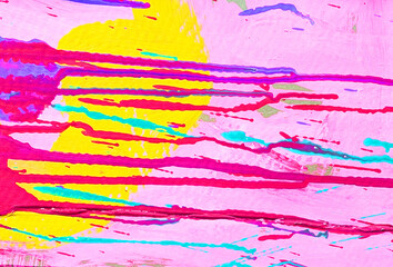 Colorful Abstract Lines Pattern with Dynamic Brush Strokes 40