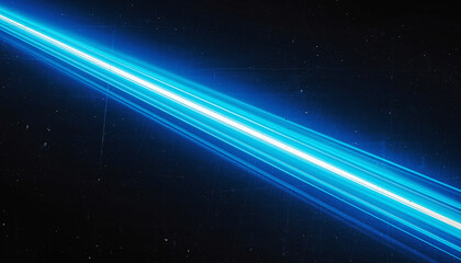 Obraz premium Bright Blue Light Streaks on Dark Textured Background