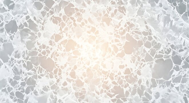 Abstract background texture resembling cracked ice or marble with a bright central glowing light effect, perfect for modern design