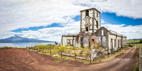 Old Lighthouse "Farol da Ribeirinha", Faial, Azores, Portugal