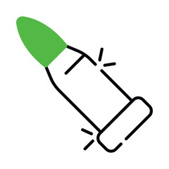 Trendy vector design of bullets