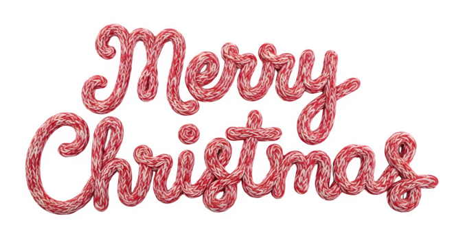 Merry christmas candy cane text on black background