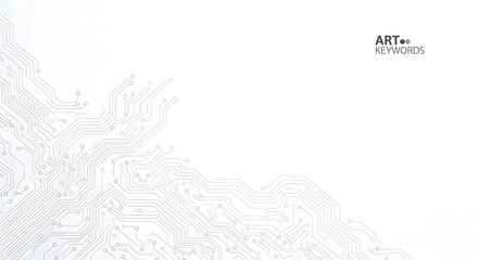 Abstract geometric pattern with intricate lines and shapes on a white background