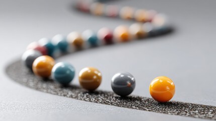 Assorted colorful marbles gathered together showcasing their unique patterns and textures ideal for creative projects