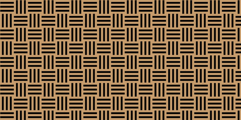 Minimal line Seamless geometric pattern with shapes. Decoration and maze ornament square wall tile.	
