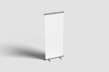 Professional Roll Up Banner Mockup &ndash; Printable Advertising Display Design