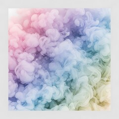 Fototapeta premium Colorful smoke swirls and dances, creating a mesmerizing and ethereal abstract design