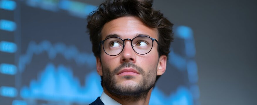 Risk analysts reviewing financial signals to forecast upcoming trends and possibilities - Powered by Adobe