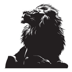 vector illustration of a lion