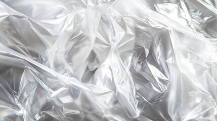 Obraz premium Plastic texture background for packaging and product design. Translucent polyethylene plastic bag background for packaging and product design.