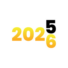 colorful numbers on white background