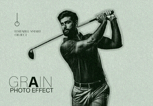 Grain Photo Effect Design