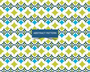 Abstract geometric seamless pattern and  retro style vector background.
