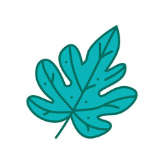 A light green wavy-edged leaf with soft curves that evoke freshness and gentle movement. Perfect for eco-friendly visuals, botanical patterns, natural branding, and clean organic-themed designs.